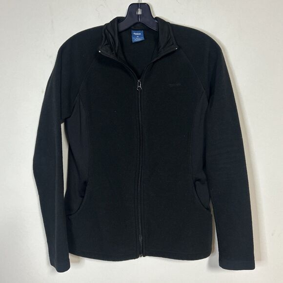 Reebok Other - Reebok Men’s Full Zip Fleece Jacket Black Size M Polyester Stretch